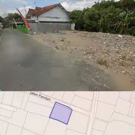 Tanah strrategis pinggir jalan magelang KM 2 cocok kost ekslusif