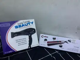 Dijual hairdryer dan catokan