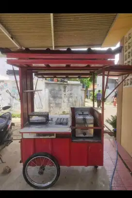Gerobak bekas untuk jualan
