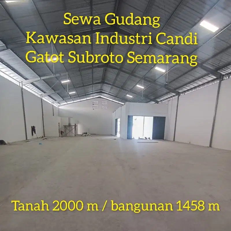 Sew Gudang Kawasan Industri Candi KIC Gatsu Ngalihan Semarang 2000 m