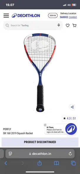 Raket Squash SR160