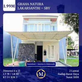 Rumah Graha Natura Lakarsantri Surabaya Barat dkt Lontar Sambikerep