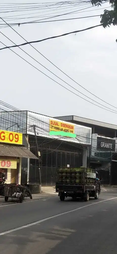 di jual/sewakan gudang jl peta barat, kalideres