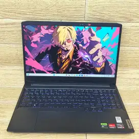 Laptop 2nd Lenovo IP GM 3 AMD Ryzen 5 5500H RAM 8GB SSD 512GB RTX 2050