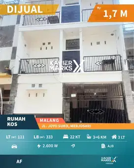 g073 Kost 3 Lantai Strategis Dekat Kampus sangat cocok Untuk Investasi