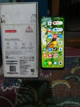 note 9 pro redmi hp dus(6+1gb/64gb)lcd ori normal mahar bt tt
