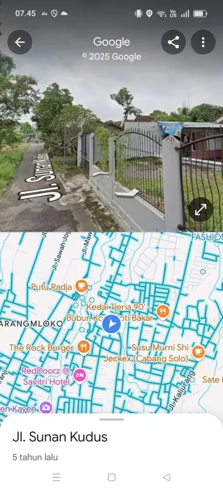 Tananh strategis jaban jln kaliurang Kam 8 jln damai