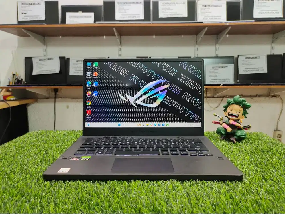 Laptop bekas ASUS ZEPHYRUS G14 GA401QC AMD Ryzen 9-5900HS Ram 16GB