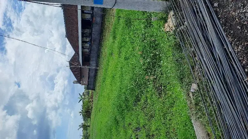 tanah kontrak view sawah zona pariwisata