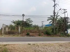 dijual tanah darat  jalan utama MT haryono Setu Bekasi kabupaten