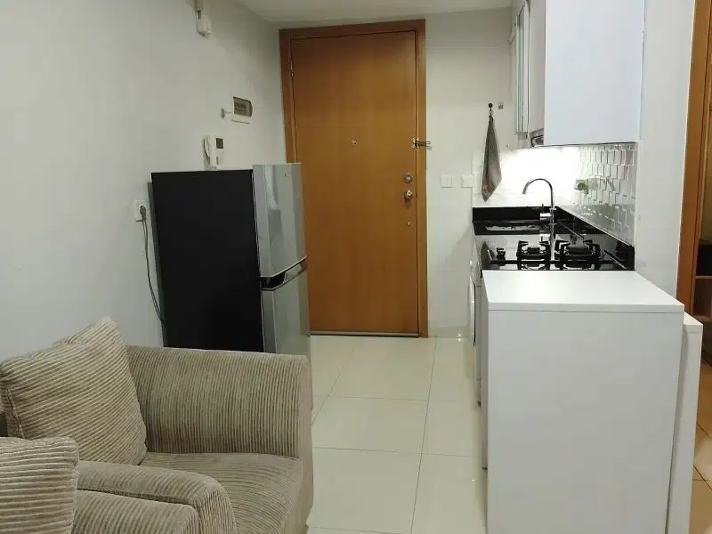 di sewakan apartemen the mansion kemayoran tipe 2 bedroom furnish