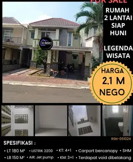 Rumah suap huni dijual do LEGENDA wisata