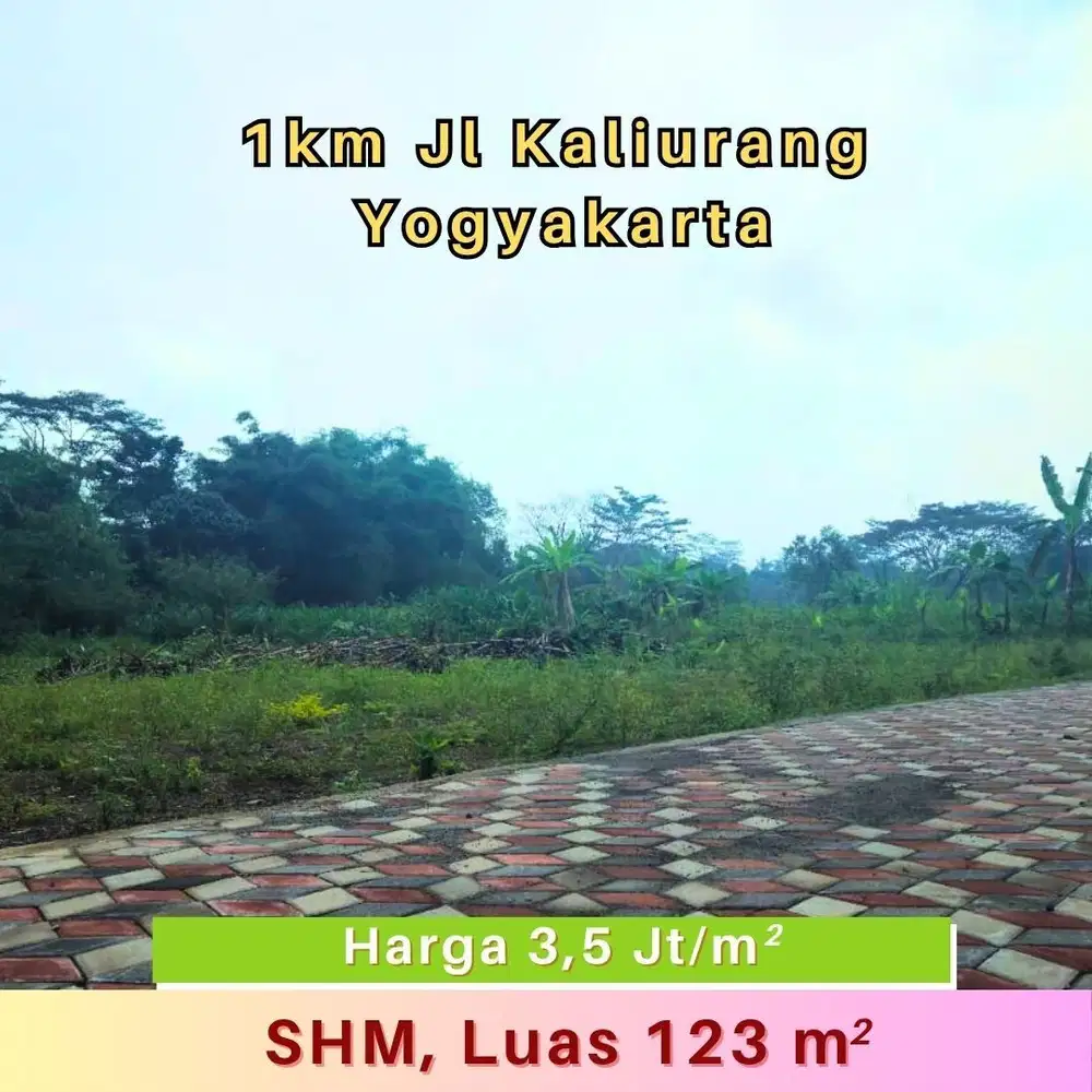 Tanah Kaliurang SHM Pekarangan Lingkungan Nasionalis Yogyakarta