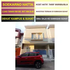 Rumah Kost Akfit 9kmr di Suhat 700m ke Patung Pesawat Suhat dkt Kampus