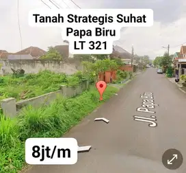 Tanah Papa Biru Suhat Dekat Kampus Malang