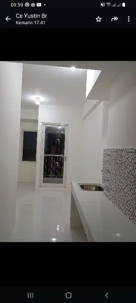 Disewakan apartemen puncak CBD studio kosongan