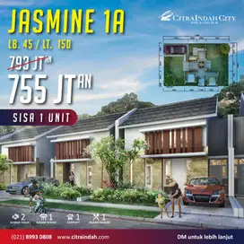 1 Unit Siap Huni Jasmine 1A 45/150 Citra Indah City Timur Cibubur