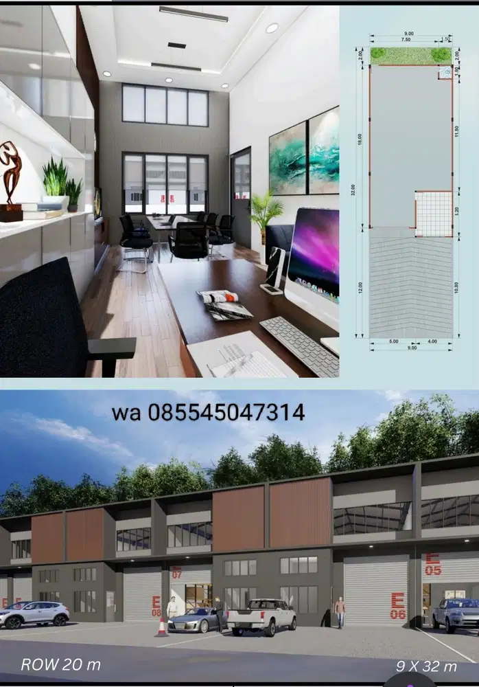 Dijual, ruko multiguna lokasi strategis di Jababeka Lippo Deltamas