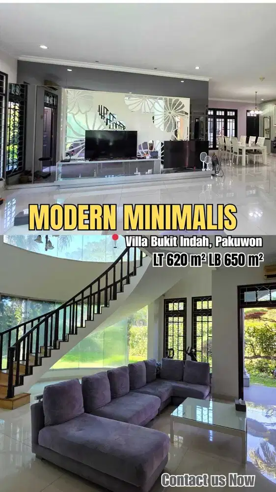 Dijual Rumah Modern Minimalis Terawat Siap Huni Vila Bukit Indah Pakuw
