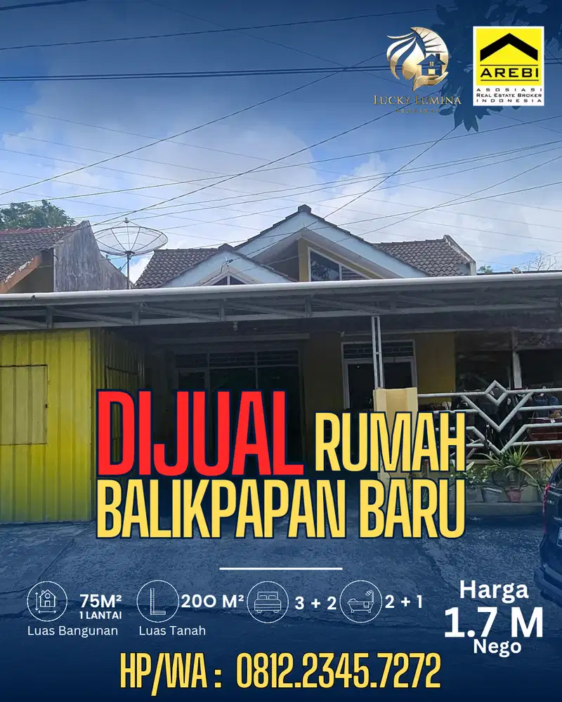 Dijual Rumah Balikpapan Baru Arizona