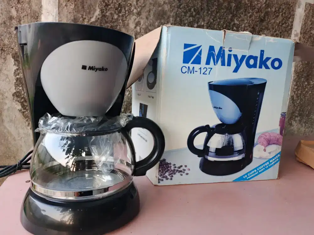 Kopi maker (pembuat kopi tanpa ampas) blm dipake simpn lama di gudang