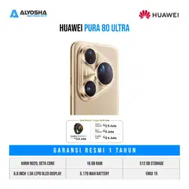Handphne new Huawei Pura 80 Ultra FREE GT5