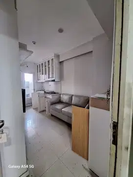 Sewa apartemen gading nias Fully furnished lt 23 type 1kamar besar
