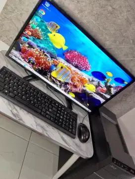 Komputer PC Lengkap Acer + Monitor Tv Sharp