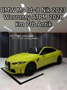 BMW M4 Competition 2024 Kuning i-drive8 Km7rb B2084SMK Nik 2023
