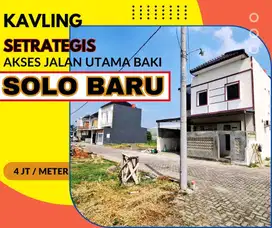 TANAH KAVLING DALAM PERUMAHAN MEWAH LANGSUNG AKSES BAKI SOLO BARU