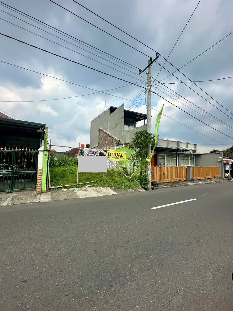 Tanah strategis pinggir jalan lempongsari cocok kost hunian usaha