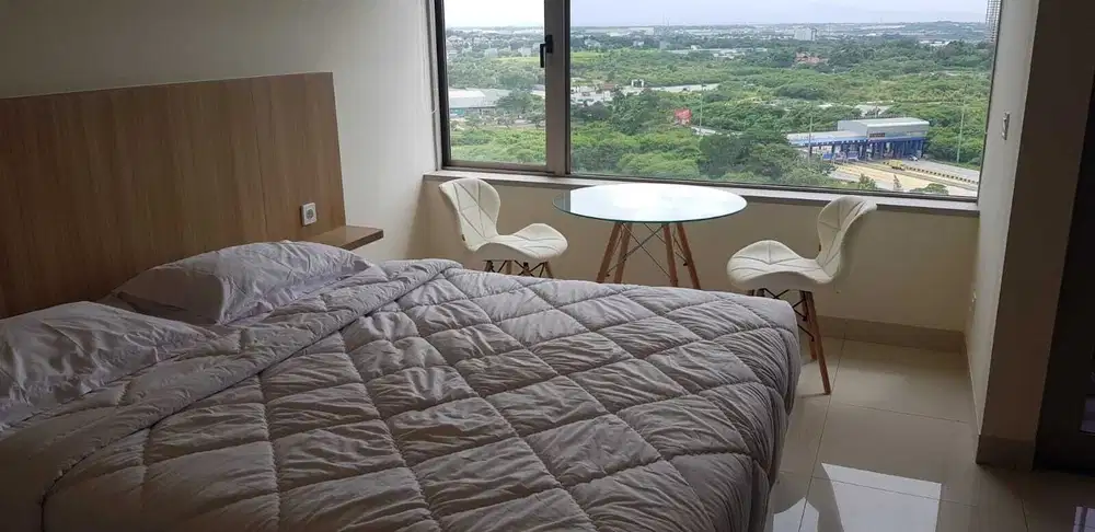 Apartemen 1 BR, Furnished, Orange County Lippo Cikarang, 60 Juta/Thn!