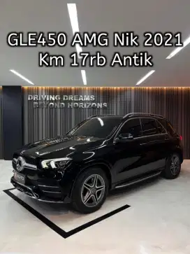 Mercedes Benz GLE 450 GLE450 AMG 2022 Hitam Mercy Km17rb Nik 2021