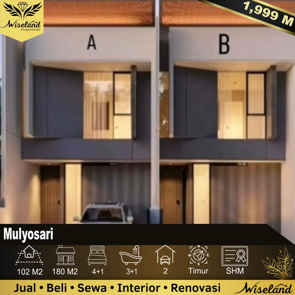 Dijual Rumah Mulyosari Surabaya
