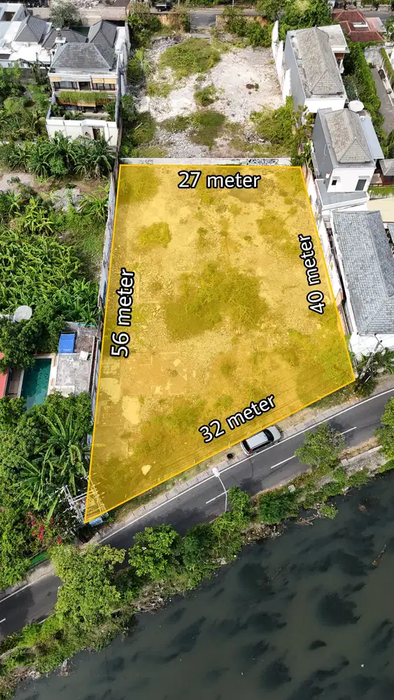 Tanah 5 Menit Ke Pantai Seminyak Lingkungan Villa Kuta Badung Bali