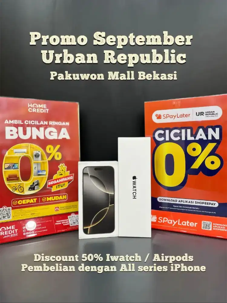 Cicilan hingga 0% dan free 2x cicilan
