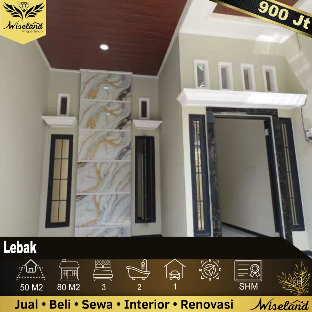 Dijual Rumah Lebak Surabaya