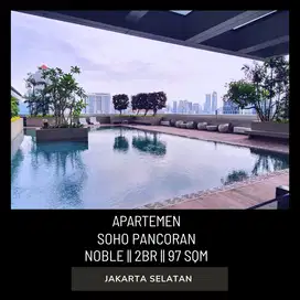 Soho Apartment Tower Noble 2BR High Floor Siap Huni