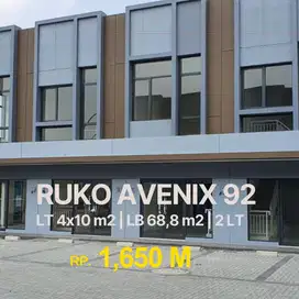 Dijual Cepat Ruko Avenix 2 Lantai di BSD, Tangerang Selatan