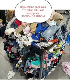 baju/celana SECOOD ANAK usia 1/3tahun RANDOM