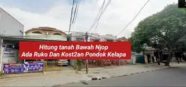 Bawah NJOP Ada Ruko Dan Kost2an Hitung Tanah Di Pondok Kelapa anah