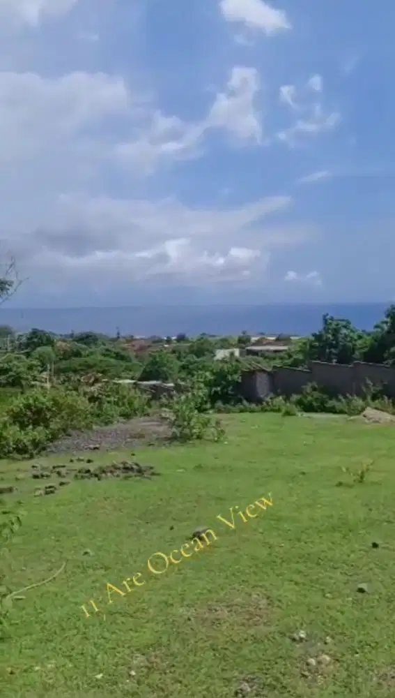 DIJUAL TANAH OCEAN VIEW DEKAT PANTAI TANAH BARAK BALI