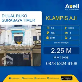 Ruko Klampis Aji Dijual