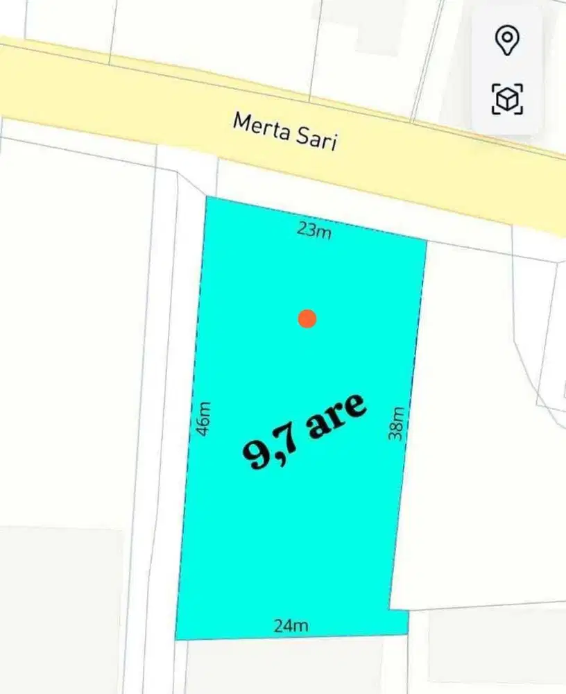 Jual Tanah utk USAHA, MINIMART, KLINIK di JLN Mertasari