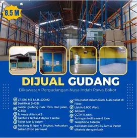 Di jual gudang kawasan nusa indah