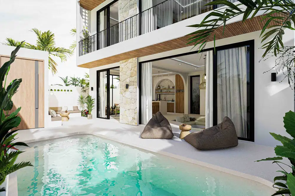 A RIVERSIDE HAVEN IN CEMAGI WITH PRIVATE POOL AND FULL FURNISHINGS