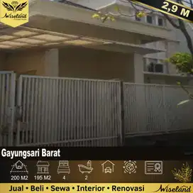 Dijual Rumah Gayungsari Barat Surabaya