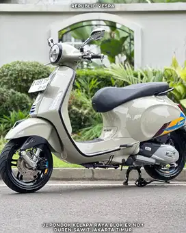 DIJUAL CEPAT PIAGGIO VESPA PRIMAVERA S 150 IGET ABS LED TH 2024 BEIGE