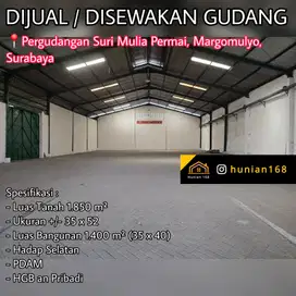 JUAL SEWA Gudang Pergudangan Suri Mulia Permai Margomulyo Surabaya