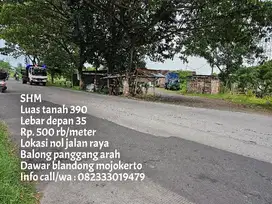 Termurah tanah nol jalan raya balong panggang arah dawar
